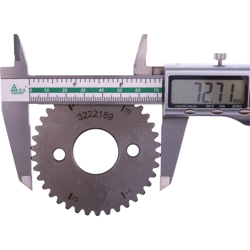 WQSING Driven Cam Sprocket 3222189 Compatible with Polaris General RZR Ranger Sportsman 1000 900 570 450 Turbo Camshaft Timing Chain Gear - Image 5